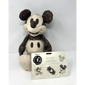 Disney store mickey mouse nov 2018 brown arrows memories plush & pins #11 of 12